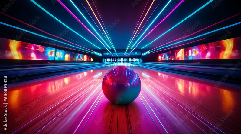 Glow Bowling at Capital Bowl
